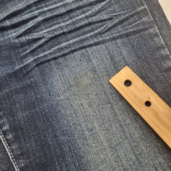 ZANA DI Y2K Denim Jeans Vintage SZ 11 Skinny Whiskered - Picture 3 of 11